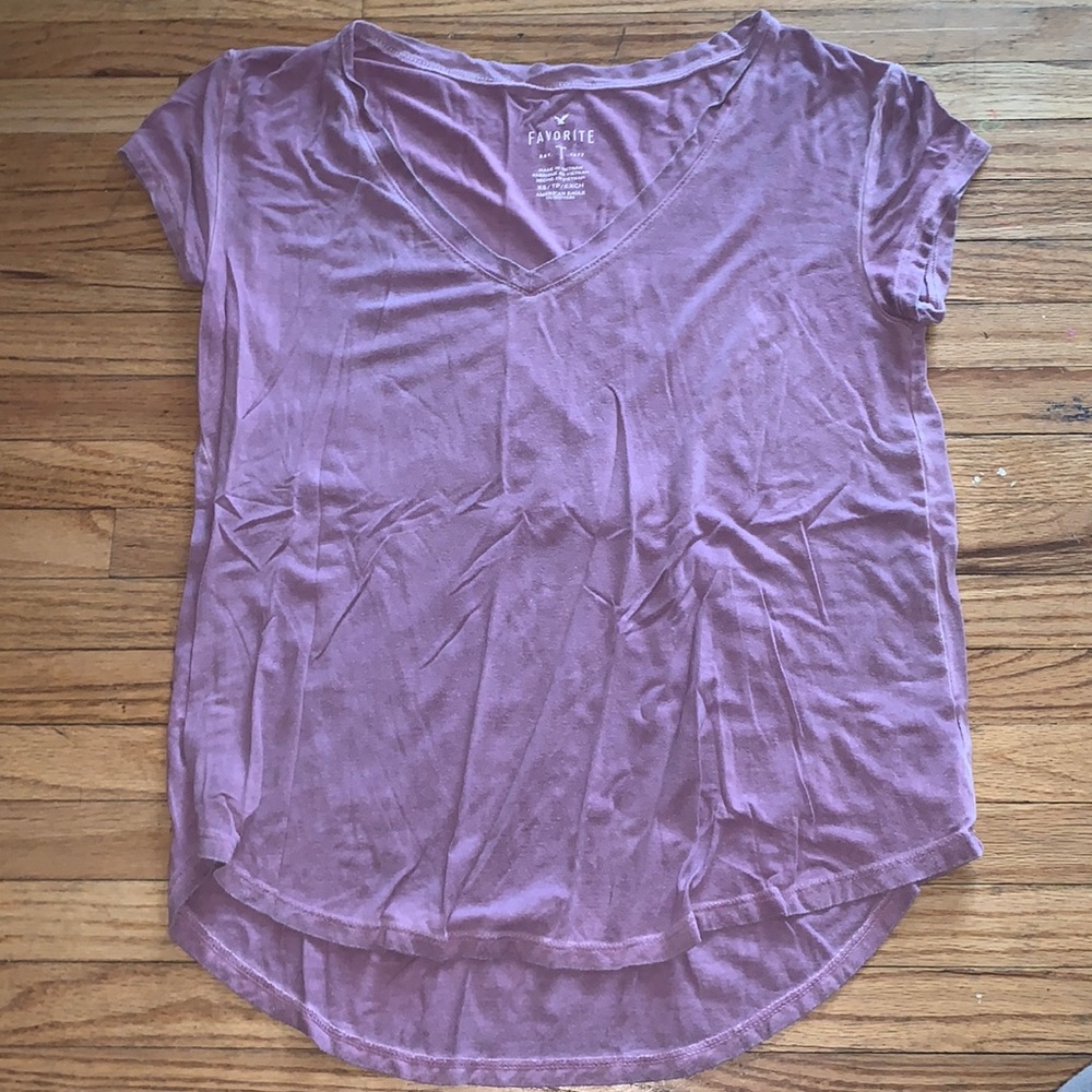 Basic purple american eagle shirt